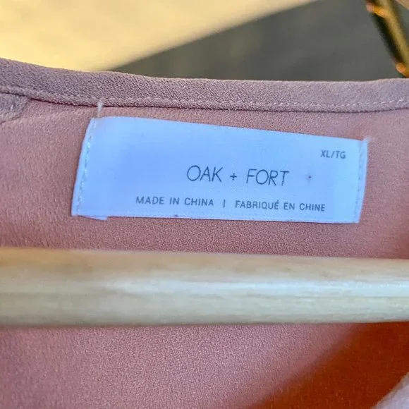 Oak & Fort Blush Pink Back Cut Out Maxi Dress - Picture 6 of 10